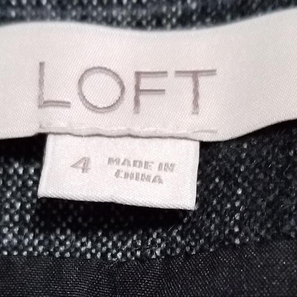 Loft Skirt Black/Grey/Off White NWOT - Picture 8 of 8